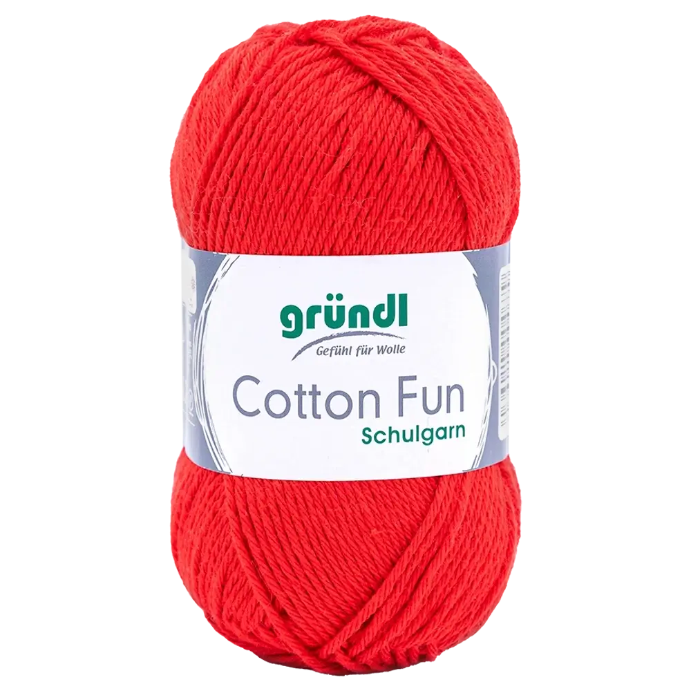 #Farbe_Gründl Cotton Fun | 06 Signalrot