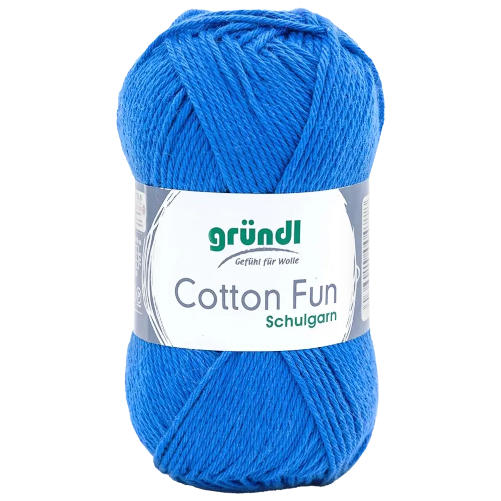 #Farbe_Gründl Cotton Fun | 10 Royalblau