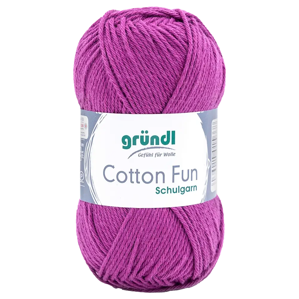 #Farbe_Gründl Cotton Fun | 21 Purpur