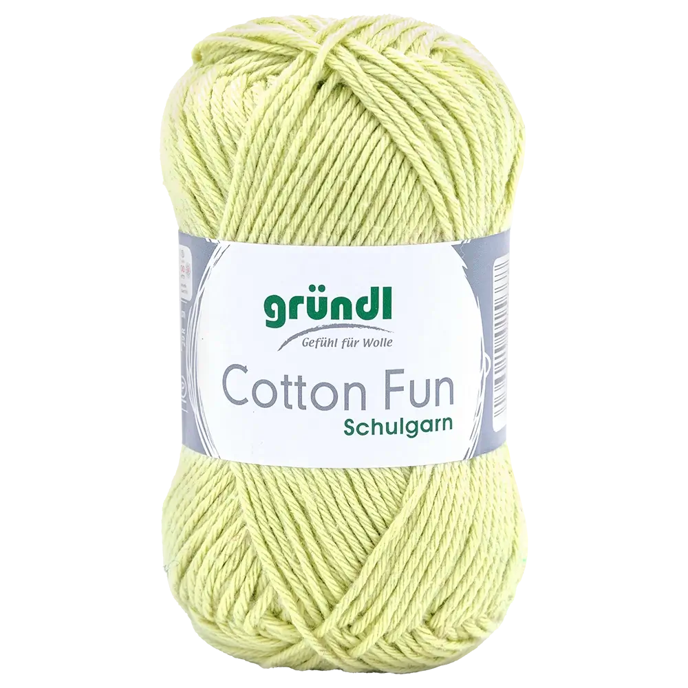 #Farbe_Gründl Cotton Fun | 23 Hellgrün