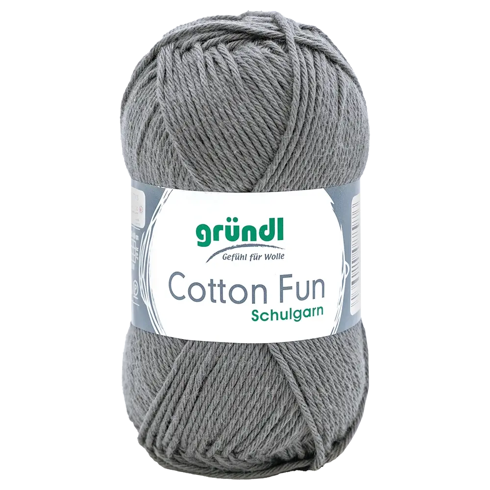 #Farbe_Gründl Cotton Fun | 25 Anthrazit