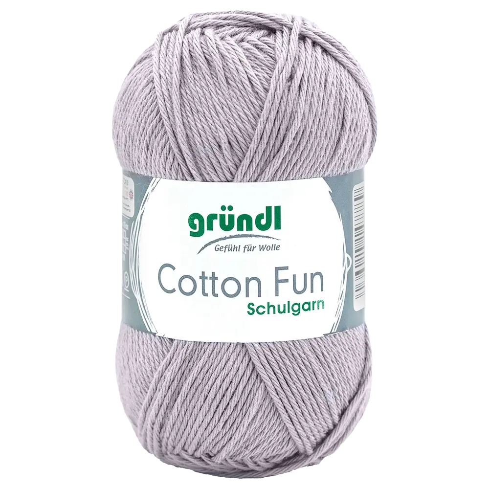 #Farbe_Gründl Cotton Fun | 27 Hellgrau