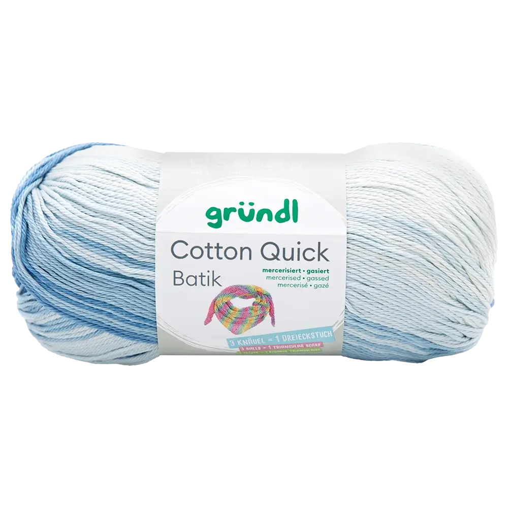 #Farbe_Gründl Cotton Quick Batik | 02 hellblau-mittelblau-dunkelblau