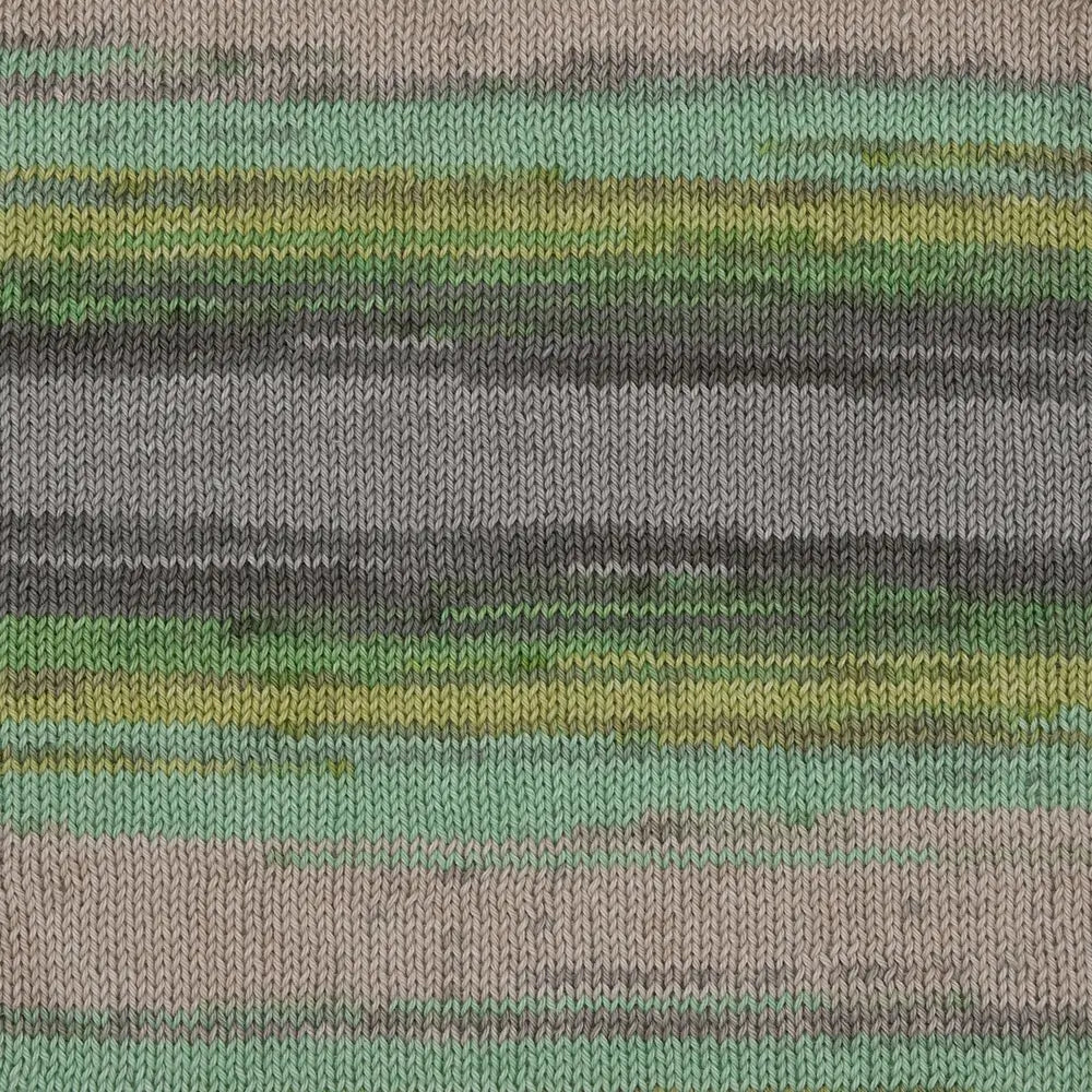 #Farbe_Gründl Cotton Quick Batik | 03 natur-türkis-gelb-grün