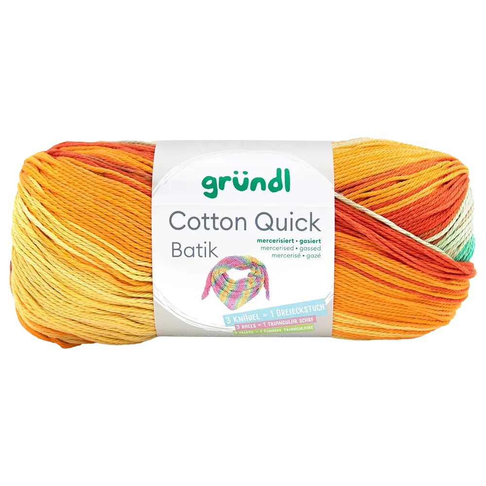 #Farbe_Gründl Cotton Quick Batik | 05 hellblau-grün-mais-orange