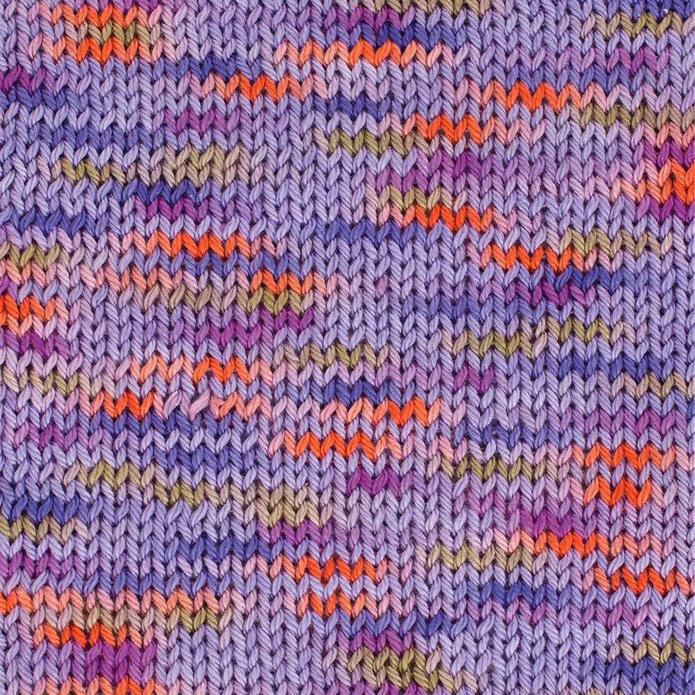 #Farbe_Gründl Cotton Quick Print | 192 Lila-Grün-Orange multicolor