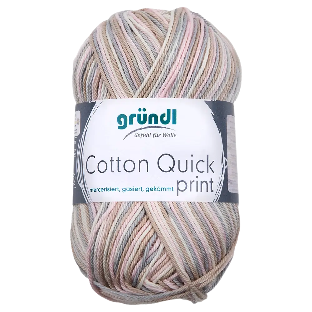 #Farbe_Gründl Cotton Quick Print | 233 Sand-Rose multicolor