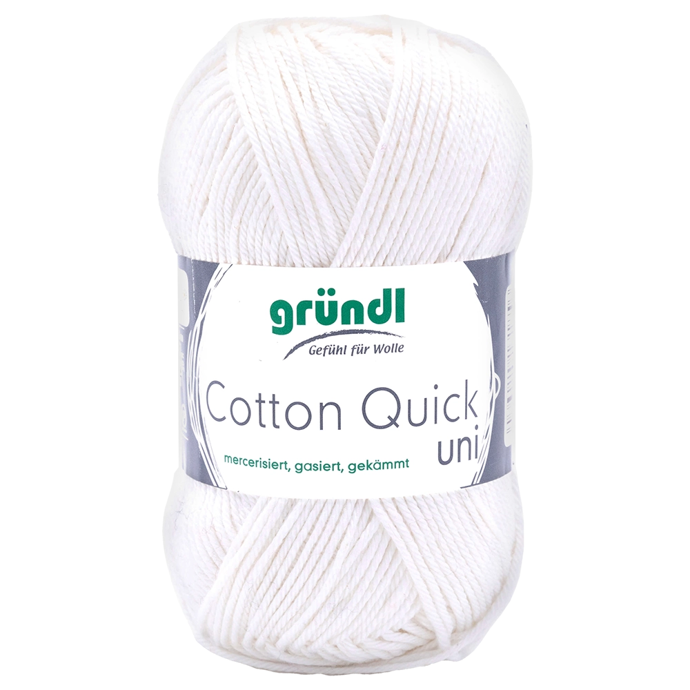 #Farbe_Gründl Cotton Quick Uni | 101 Creme