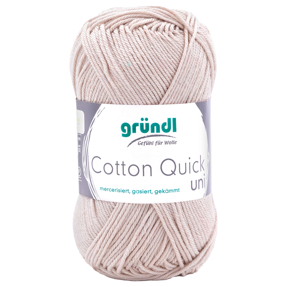 #Farbe_Gründl Cotton Quick Uni | 102 Sand