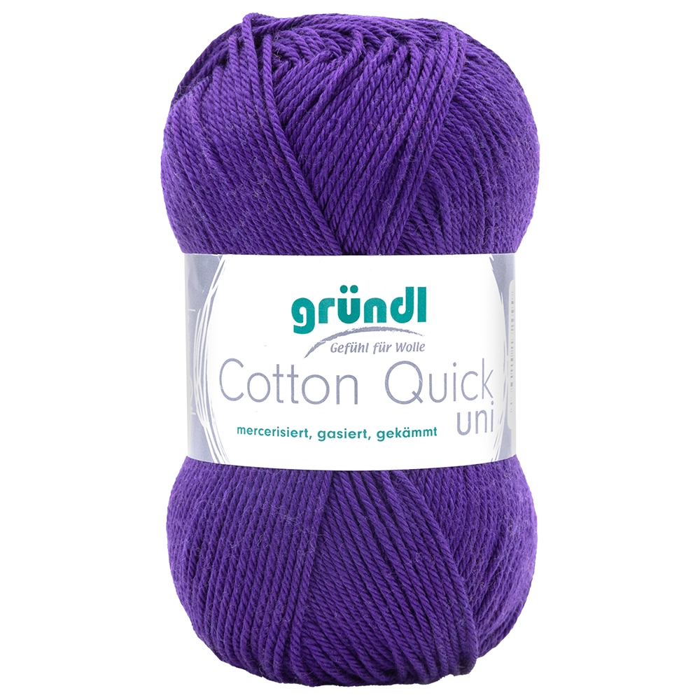 #Farbe_Gründl Cotton Quick Uni | 109 Pflaume