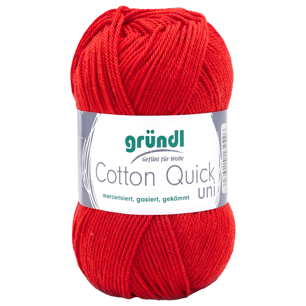#Farbe_Gründl Cotton Quick Uni | 120 Kirsche