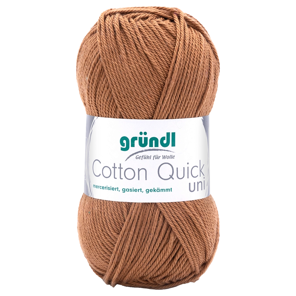 #Farbe_Gründl Cotton Quick Uni | 123 Karamell