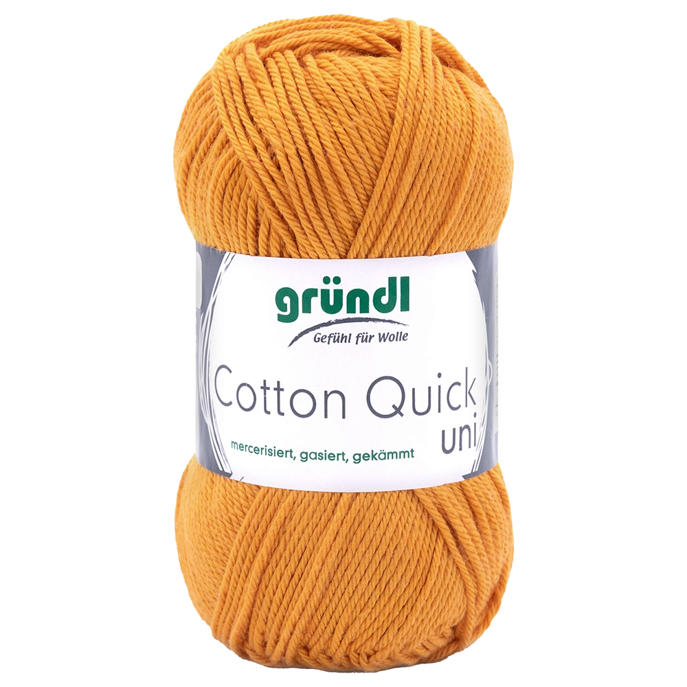#Farbe_Gründl Cotton Quick Uni | 124 Senf
