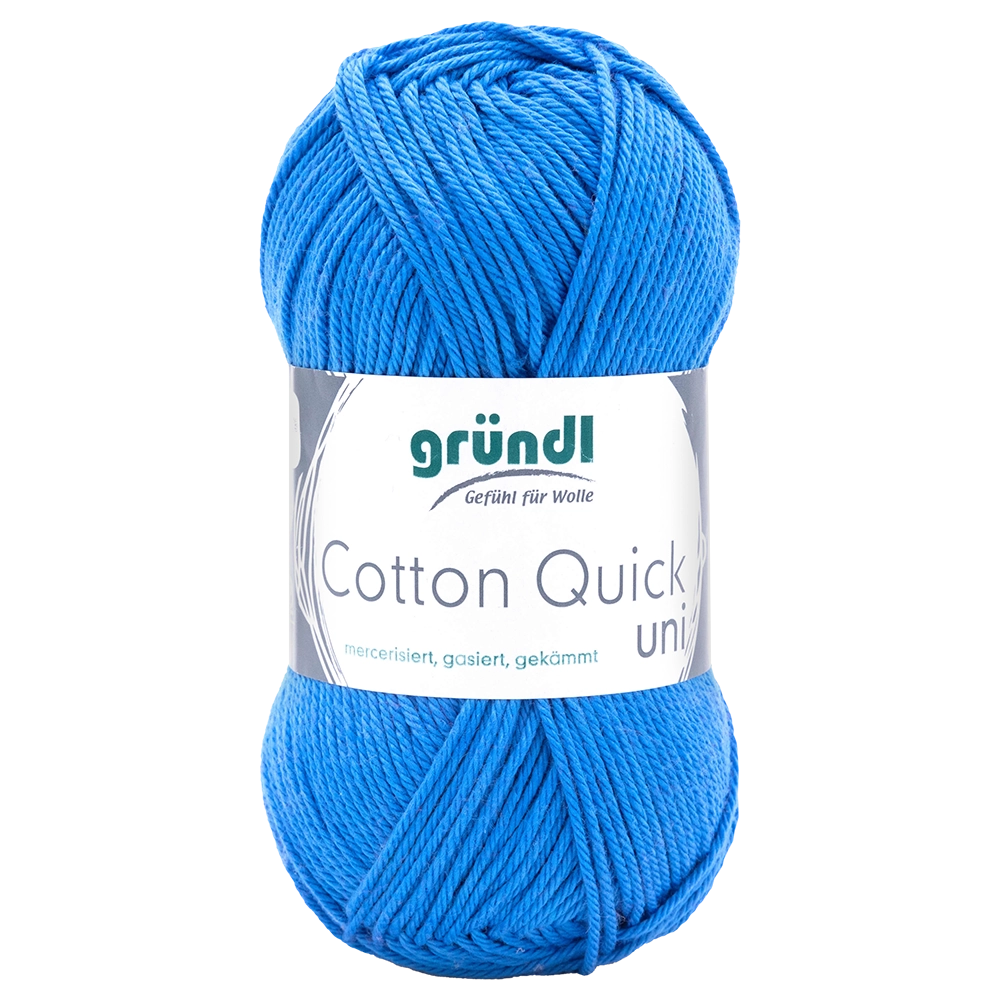 #Farbe_Gründl Cotton Quick Uni | 126 Mittelblau