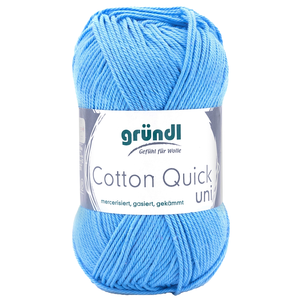 #Farbe_Gründl Cotton Quick Uni | 127 Hellblau