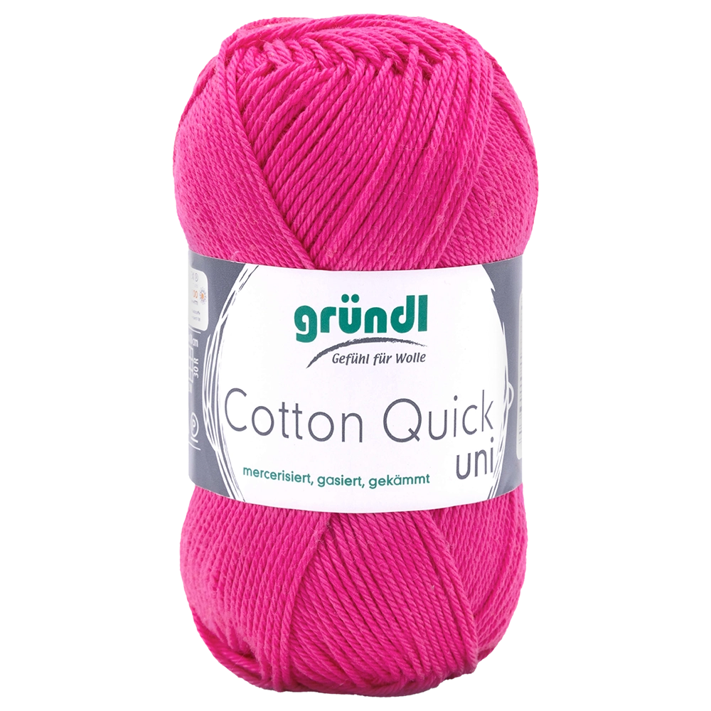 #Farbe_Gründl Cotton Quick Uni | 128 Pink