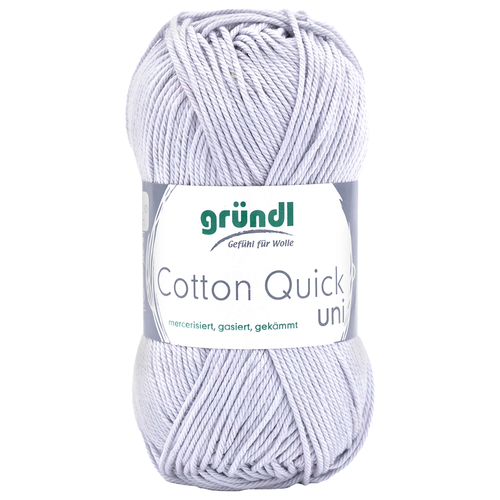 #Farbe_Gründl Cotton Quick Uni | 129 Hellgrau