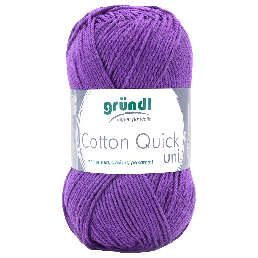 #Farbe_Gründl Cotton Quick Uni | 130 Violett