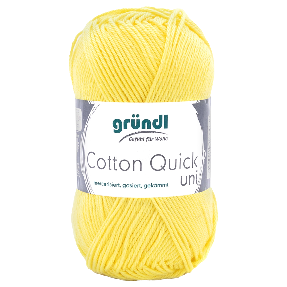 #Farbe_Gründl Cotton Quick Uni | 131 Gelb