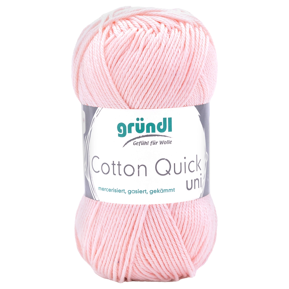 #Farbe_Gründl Cotton Quick Uni | 133 Hellrosa