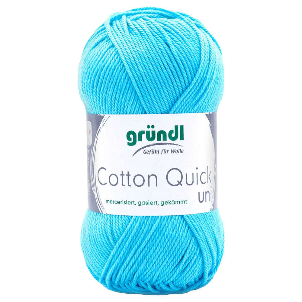 #Farbe_Gründl Cotton Quick Uni | 136 Wasserblau
