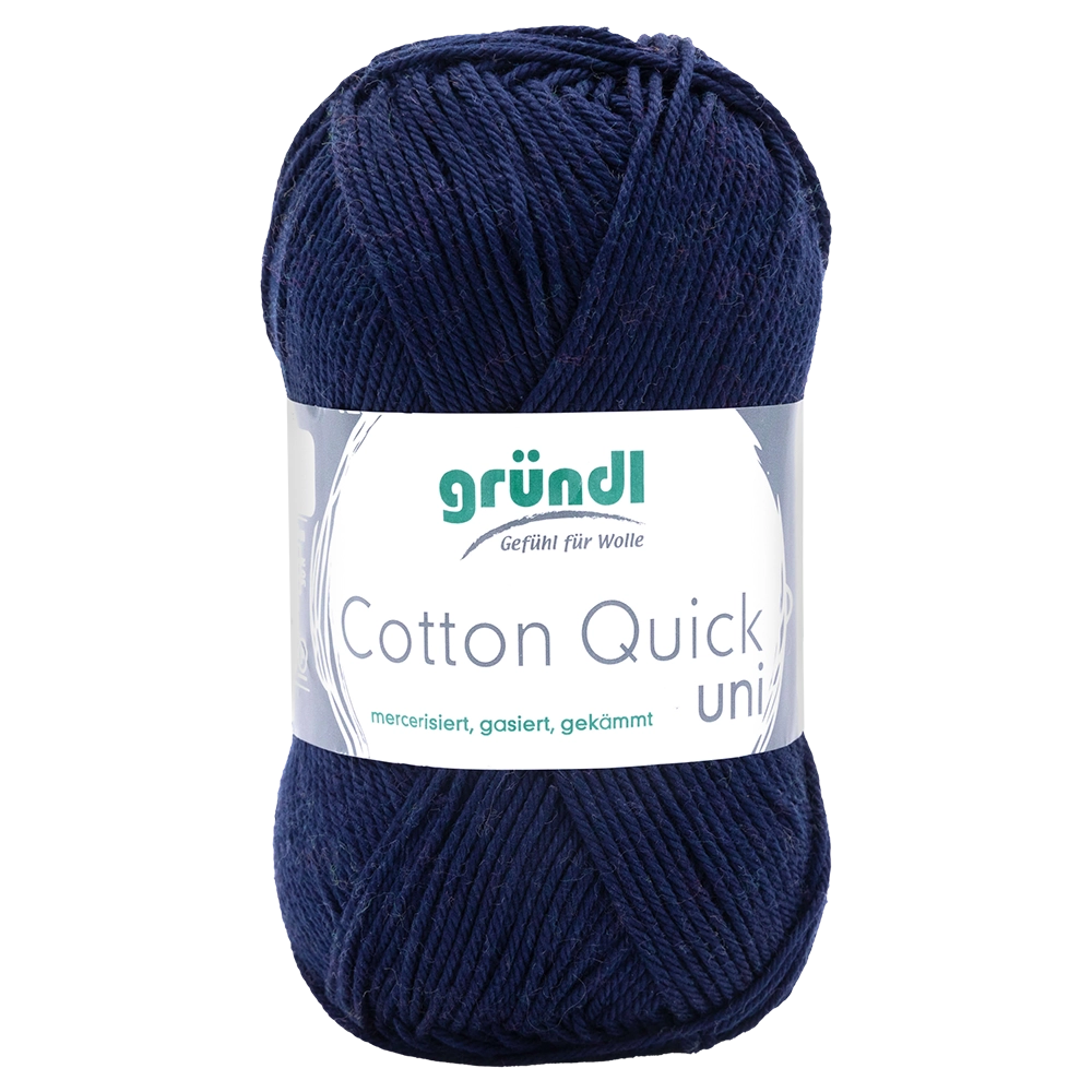 #Farbe_Gründl Cotton Quick Uni | 145 Dunkelblau