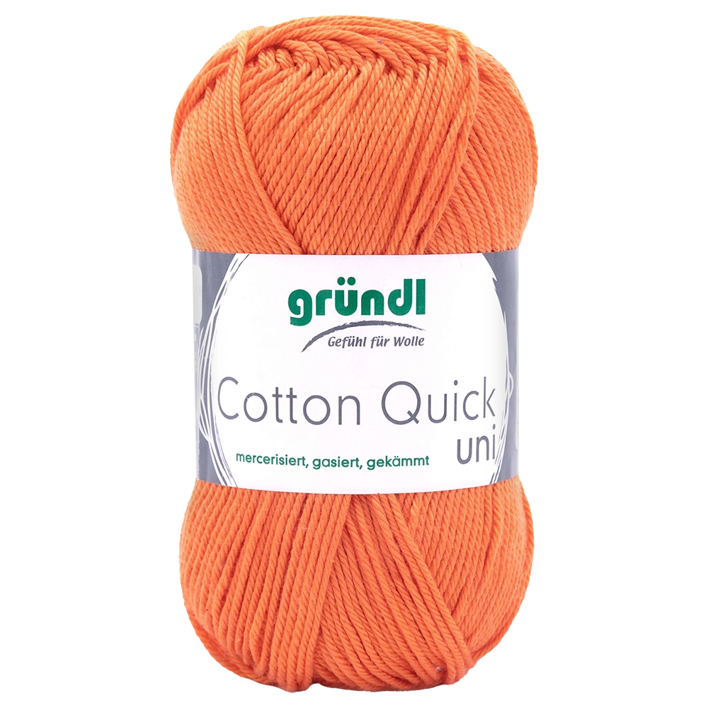 #Farbe_Gründl Cotton Quick Uni | 146 Mandarine