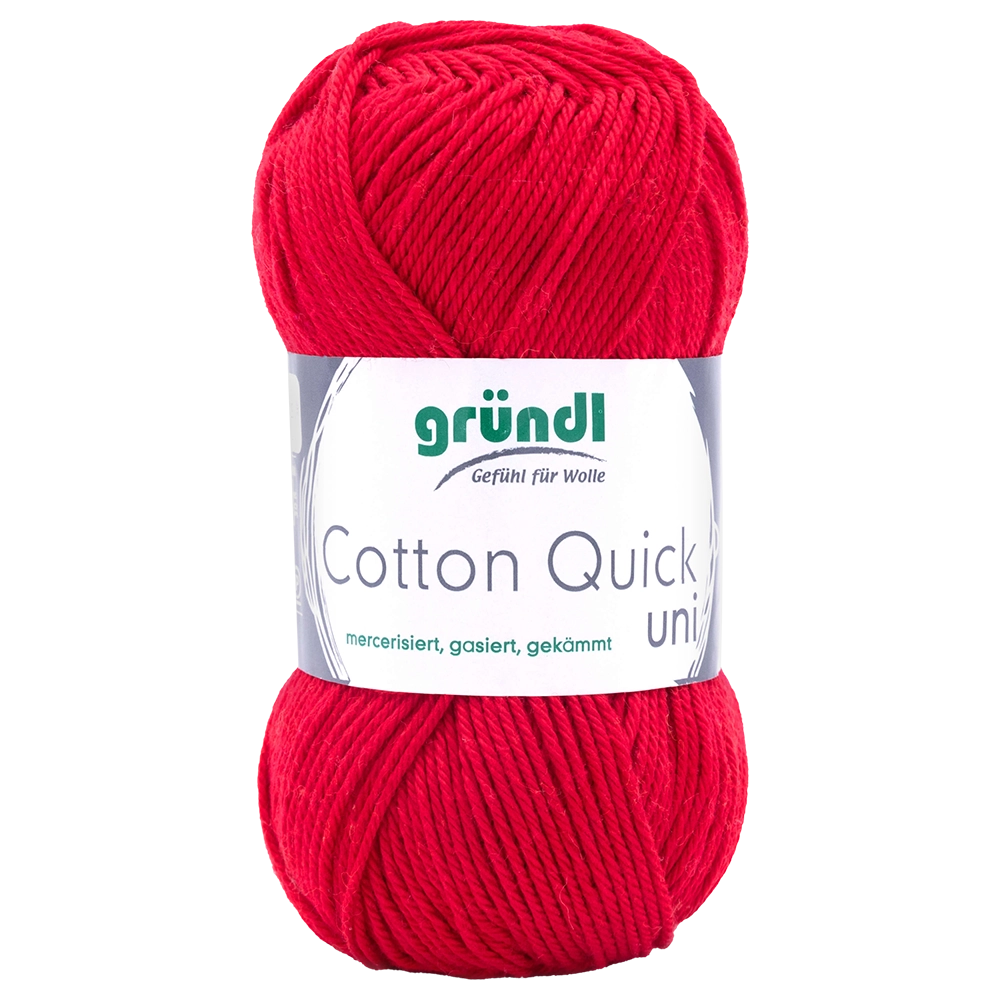 #Farbe_Gründl Cotton Quick Uni | 147 Rot