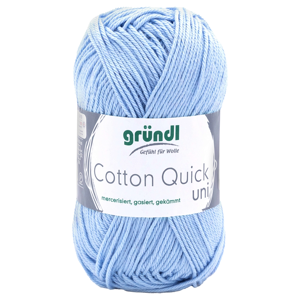 #Farbe_Gründl Cotton Quick Uni | 148 Himmelblau