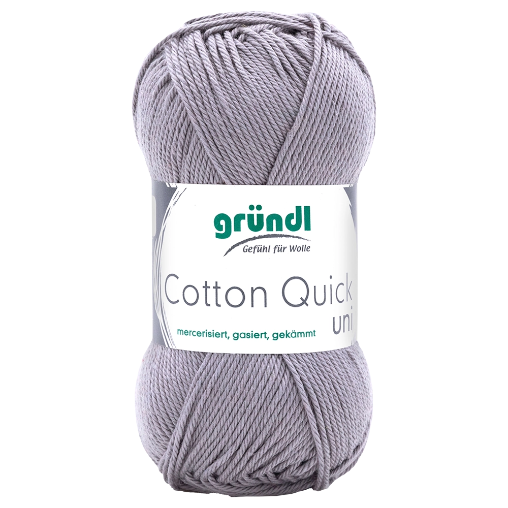 #Farbe_Gründl Cotton Quick Uni | 70 Silbergrau
