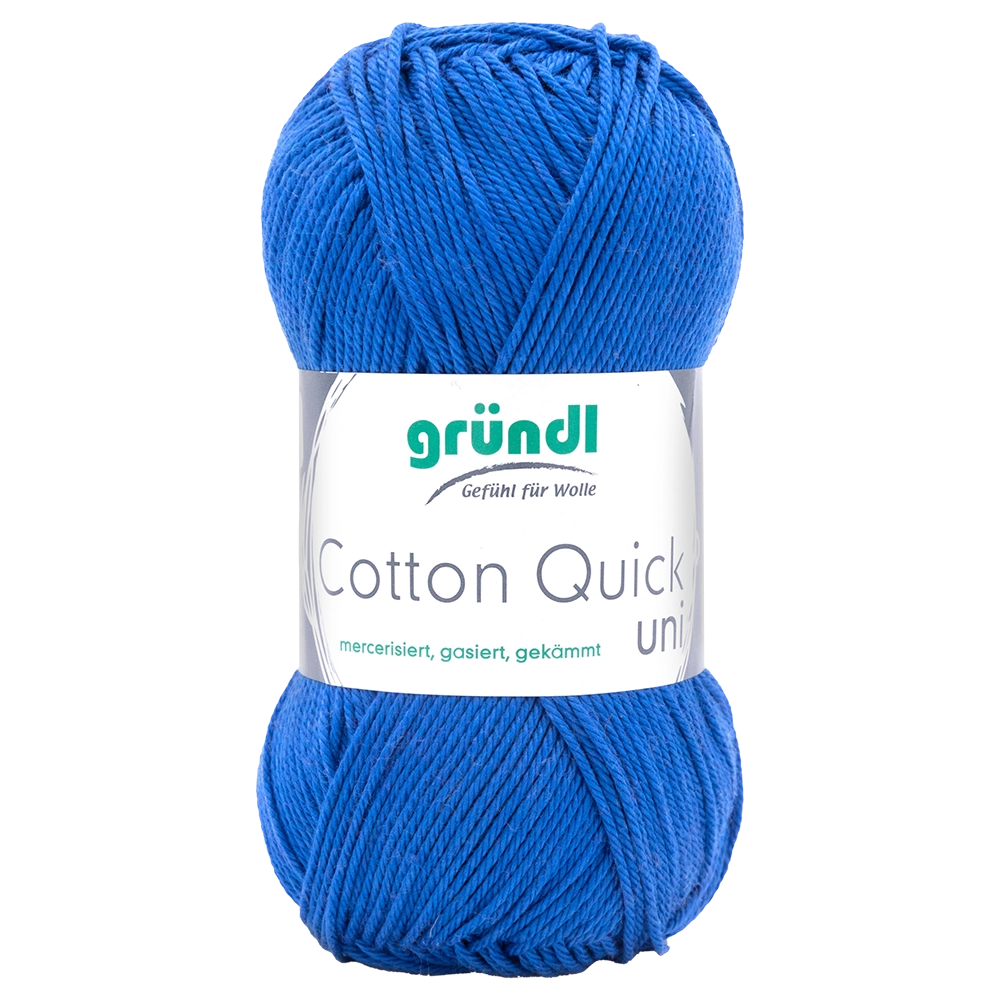 #Farbe_Gründl Cotton Quick Uni | 89 Royalblau