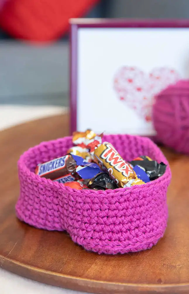 Korb Herzilein (Häkelset)