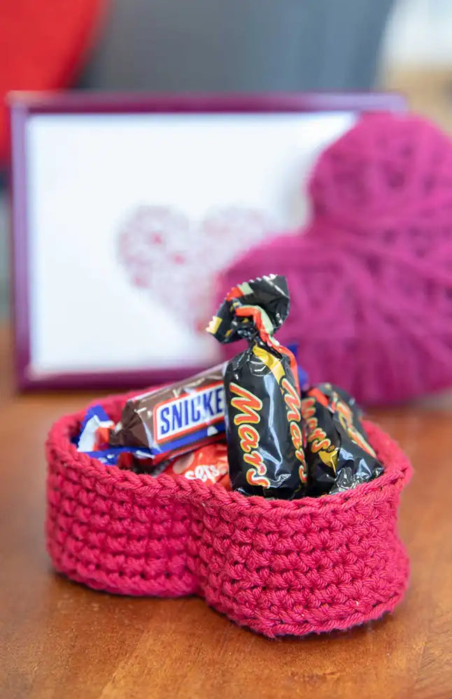 Korb Herzilein (Häkelset)