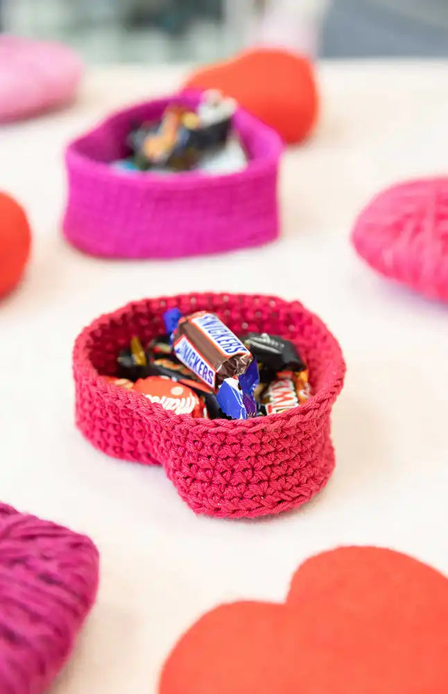 Korb Herzilein (Häkelset)