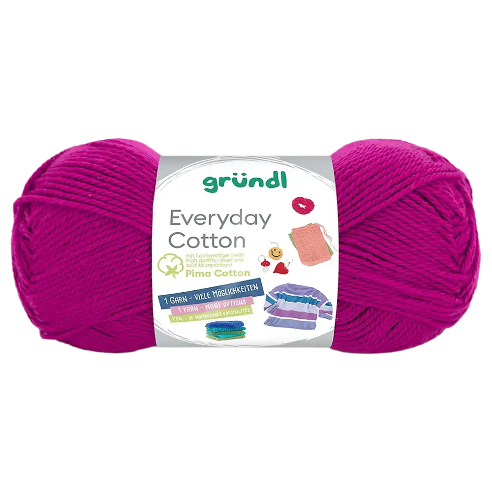 #Farbe_Gründl Everyday Cotton | 03 Magenta