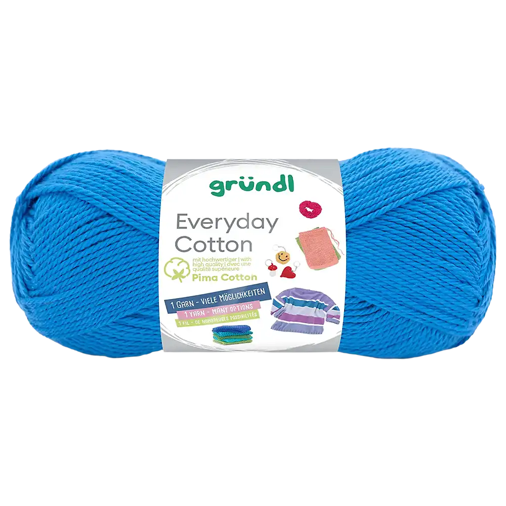 #Farbe_Gründl Everyday Cotton | 10 Jeansblau