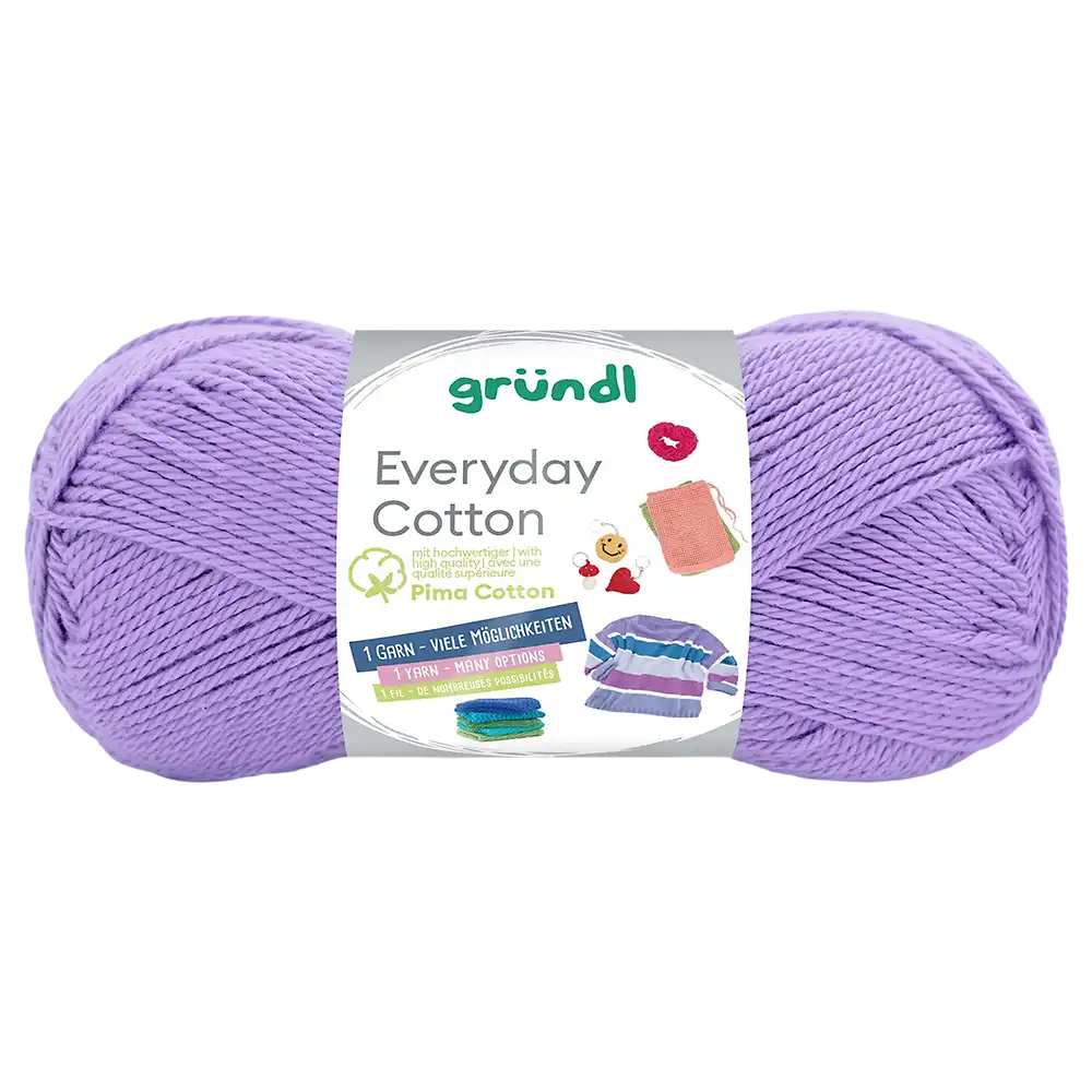 #Farbe_Gründl Everyday Cotton | 15 Lavendel
