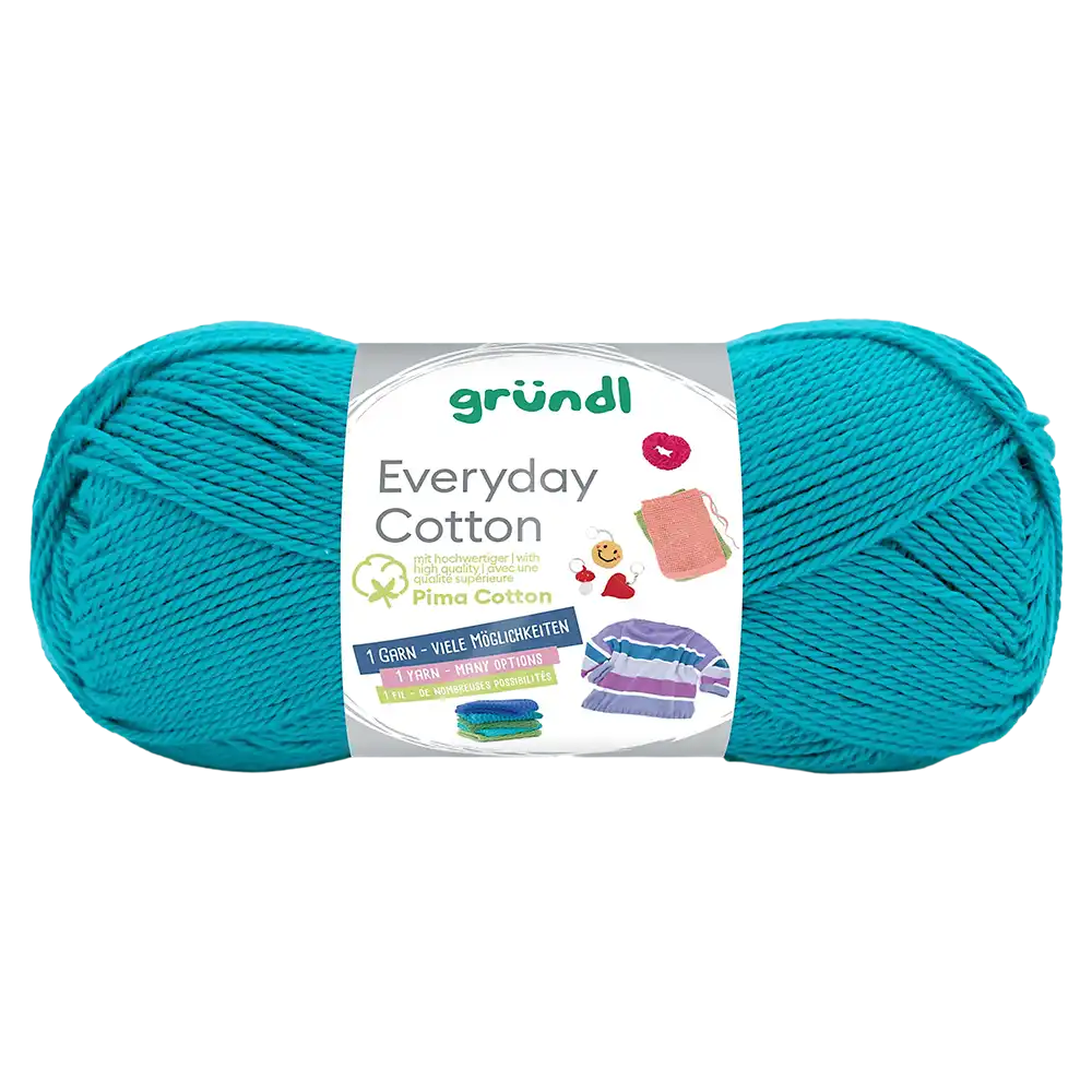 #Farbe_Gründl Everyday Cotton | 23 Blaugrau