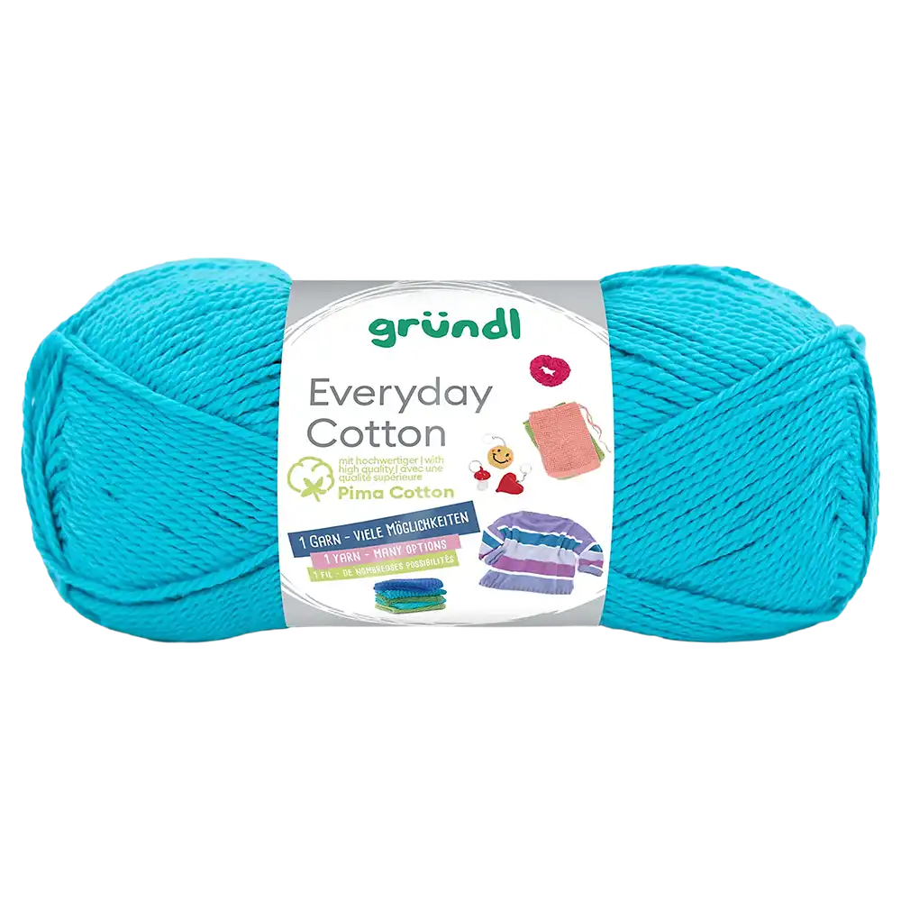 #Farbe_Gründl Everyday Cotton | 24 Türkis