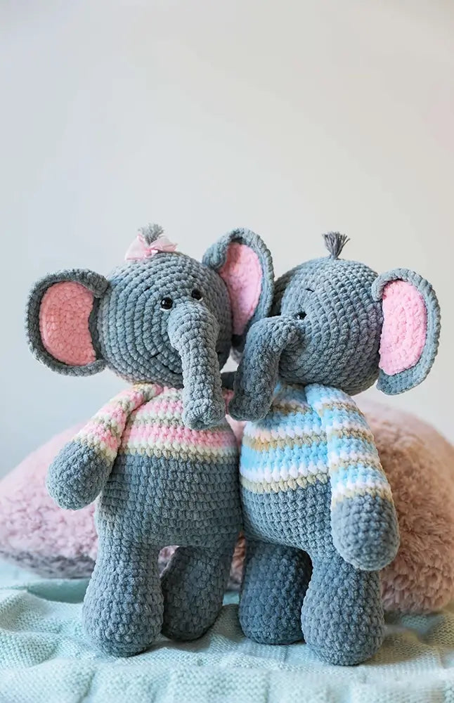 Elefant Emil (Häkelset)