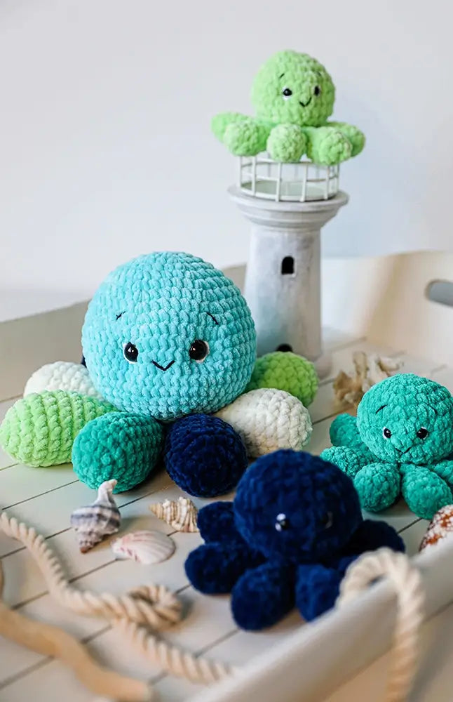 Krakenmama Klara (Häkelset)