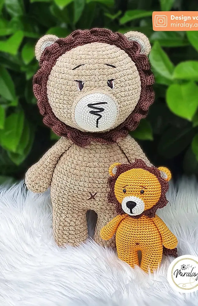 Löwe Paul (Häkelset)