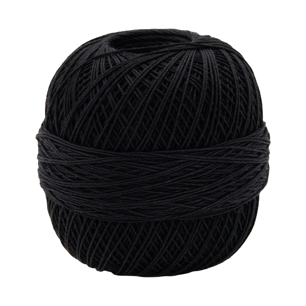 #Farbe_Gründl Häkelgarn 10 | 01 Schwarz