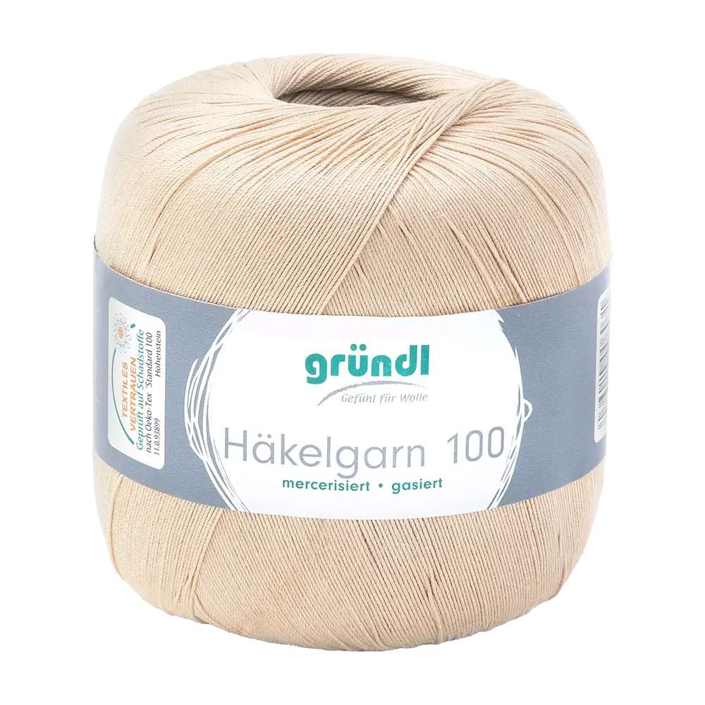 #Farbe_Gründl Häkelgarn 100 | 103 Sand