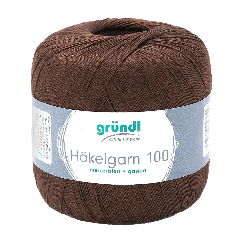 #Farbe_Gründl Häkelgarn 100 | 138 Schokolade