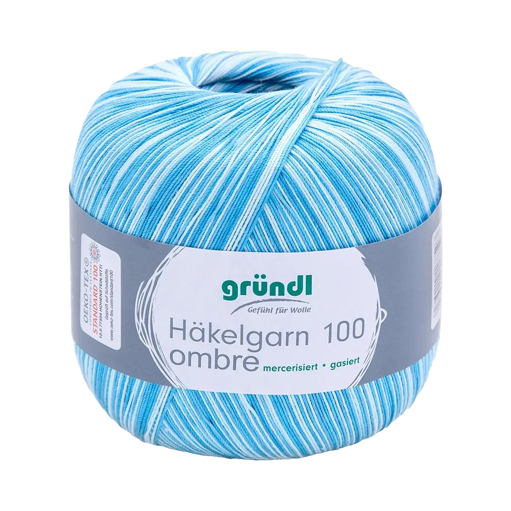 #Farbe_Gründl Häkelgarn 100 Ombre | 03 Ozean