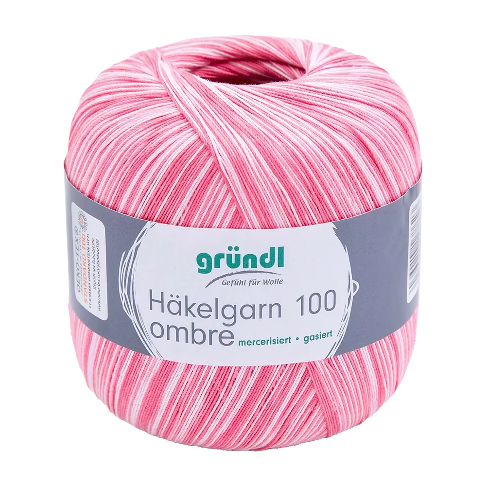 #Farbe_Gründl Häkelgarn 100 Ombre | 04 Orchidee