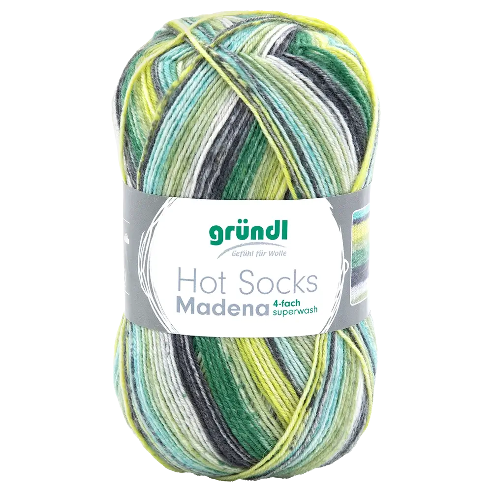 #Farbe_Hot Socks Madena 4-fach | 02 Neptun-Color-Mix
