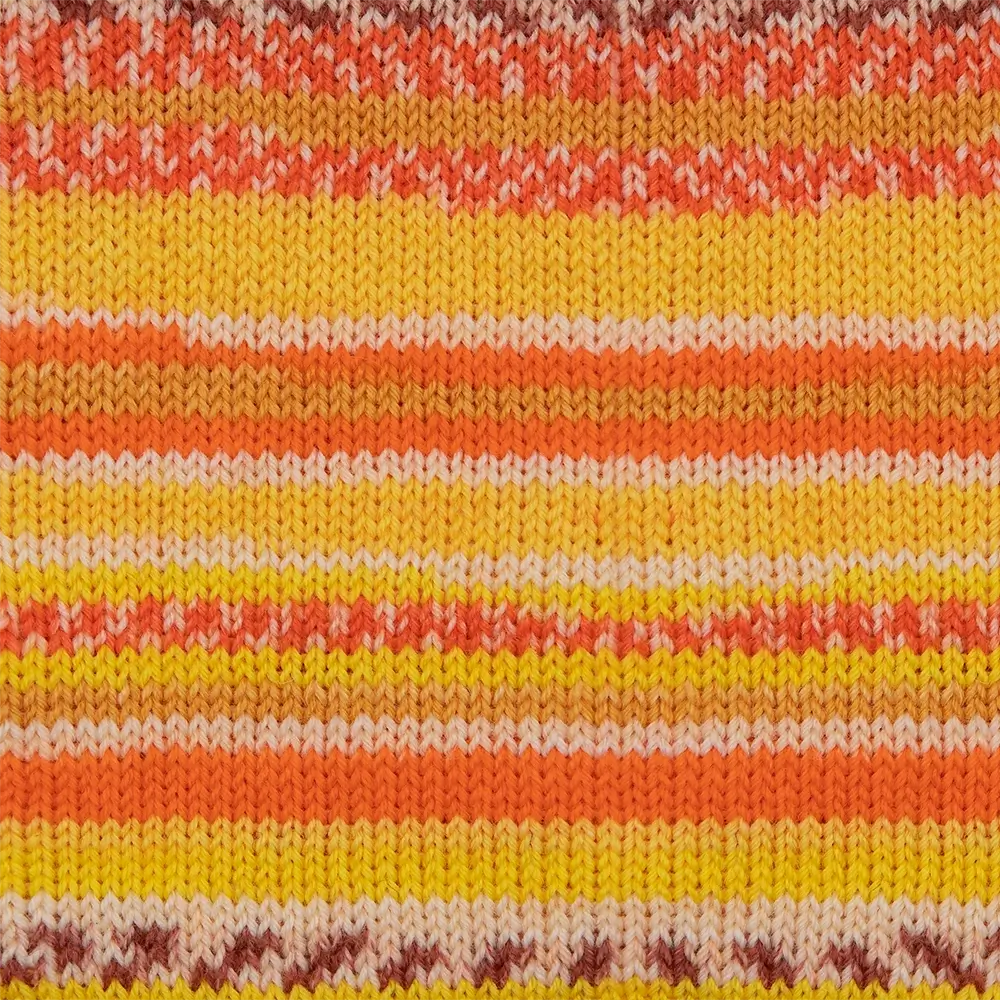 #Farbe_Hot Socks Manerba 4-fach | 06 Orange-Gelb-Natur