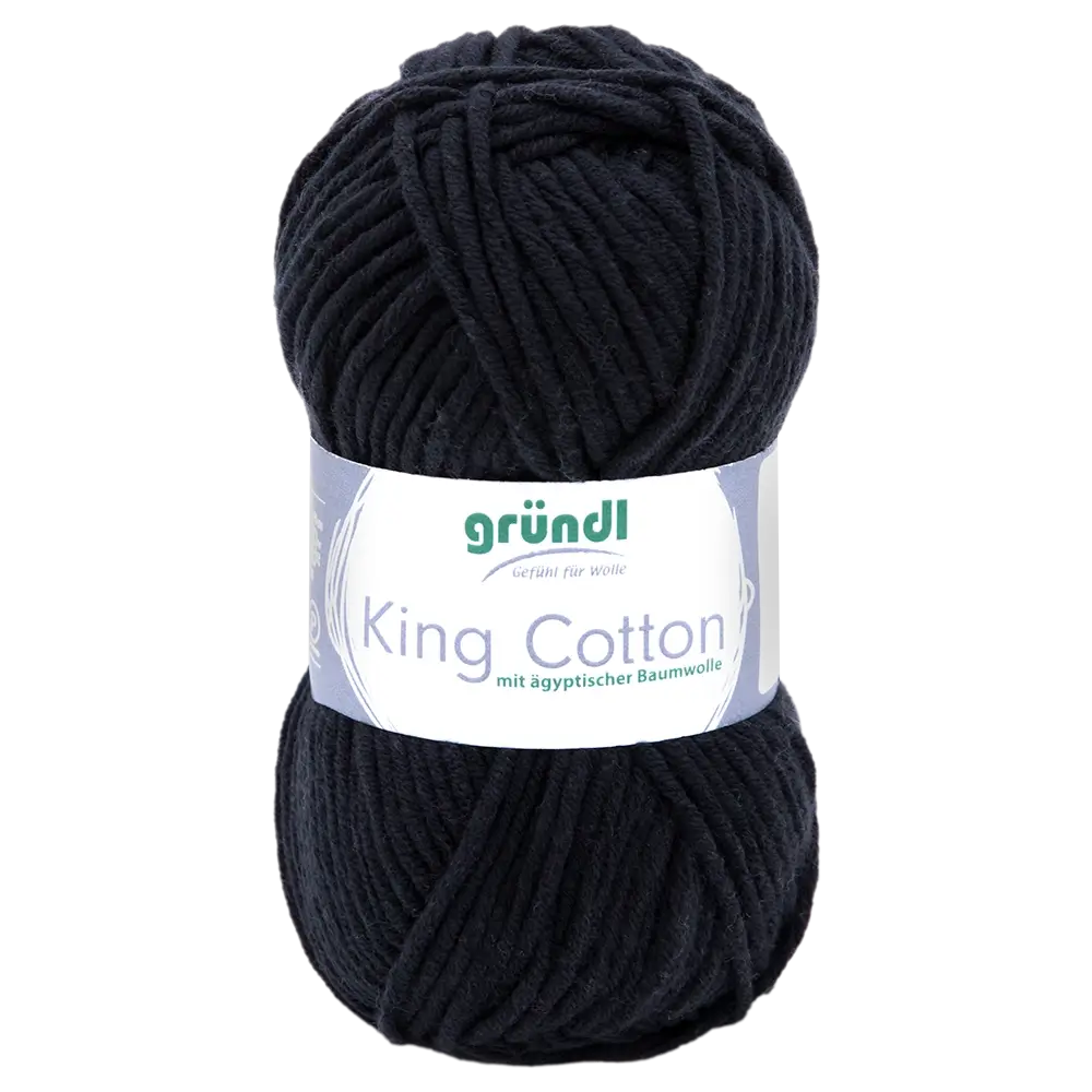 #Farbe_Gründl King Cotton | 19 Schwarz